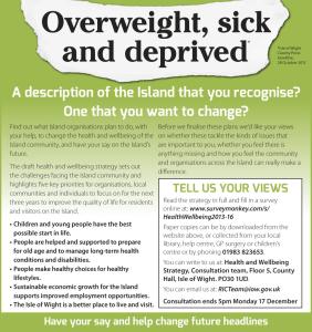 Health and Wellbeing County Press Advert