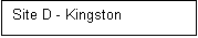 Text Box: Site D - Kingston