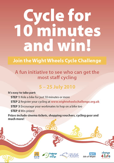 Click here to download a poster for the Wight Wheels Cycle Challenge 2010