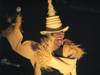 Grace Jones was a surprise guest for Bestival audiences in 2008