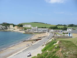 Freshwater Bay on the West Coast of the Isle of Wight