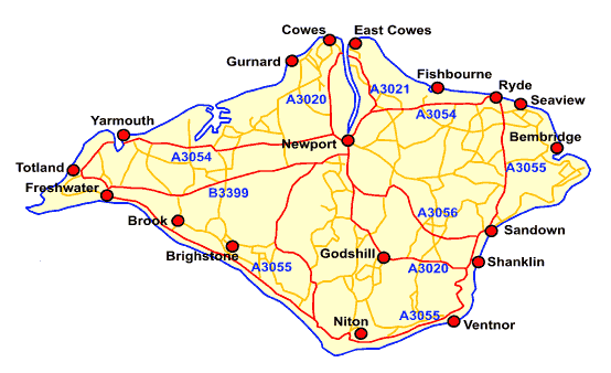 Isle of Wight road map