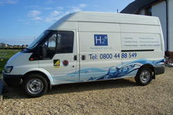 H2o Plumbing & Solar Ltd van