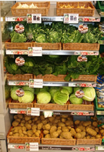 Just some of the wide range of local produce on sale 