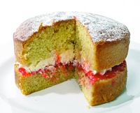 A Victoria Sponge baked by Calbourne Classics