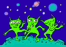 dancing aliens