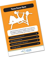Download the Tone Zone Gym card (pdf)