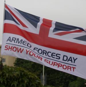 Flag specially commissioned for Armed Forces Day