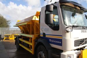 The council has a fleet of six gritters on standby to treat the Island's road network 