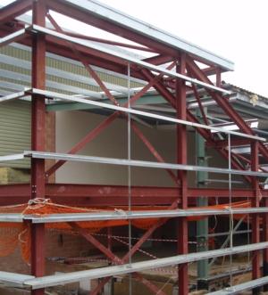 There has been additional works required on the new steel structure